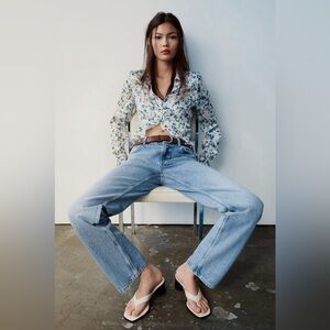 ✨ ZARA NEW  FITTED PRINTED SHIRT ✨